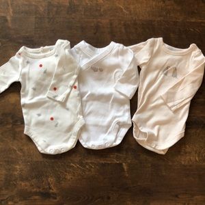 Set of 3 New Janie and Jack Newbown Onesies